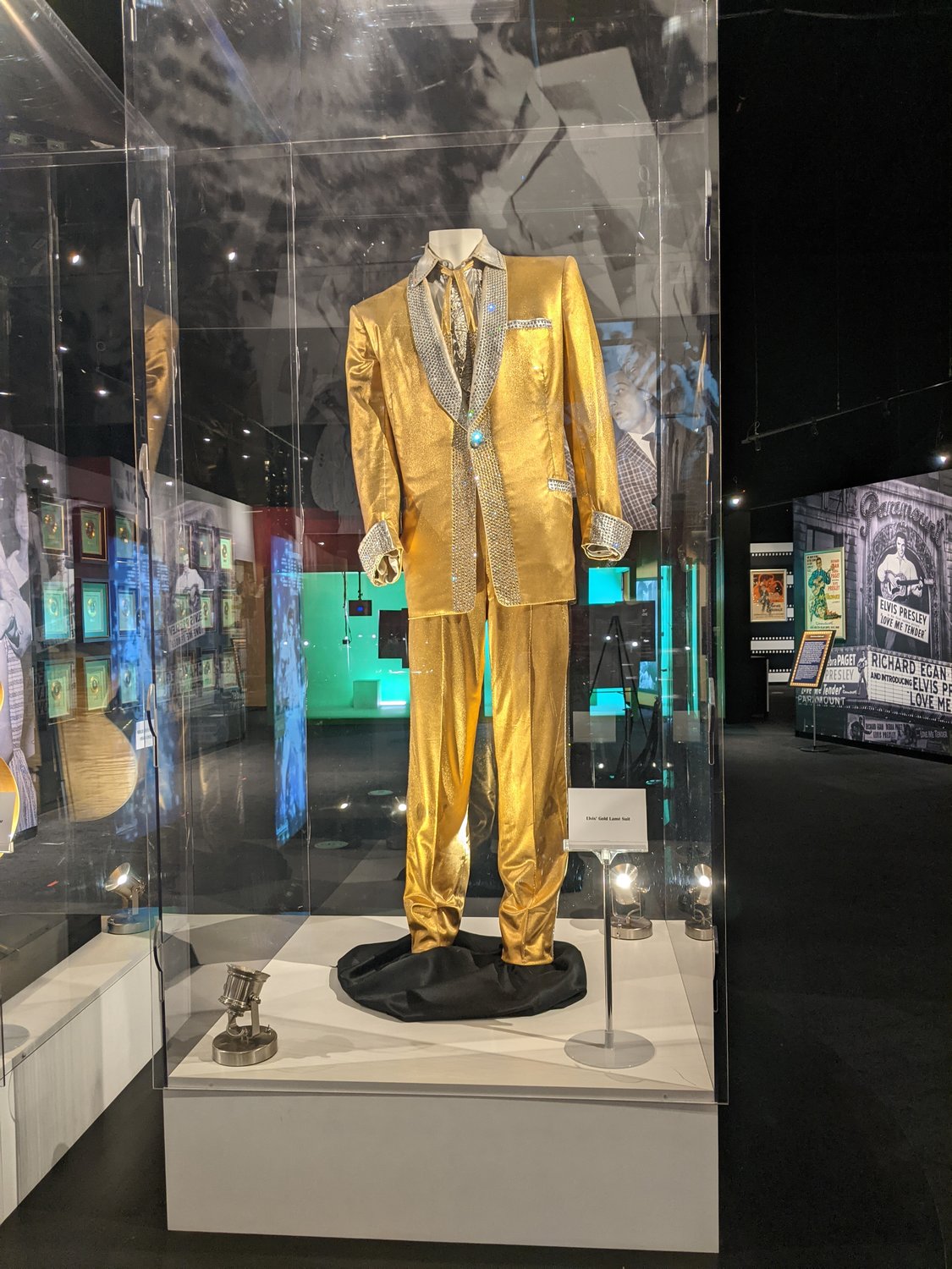 Elvis's gold lame suit